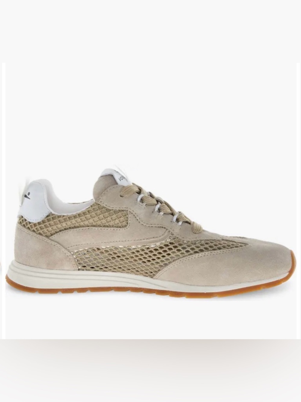 NWT VOILE BLANCHE PLAY Mesh Sneaker in Light Beige - Picture 3 of 16